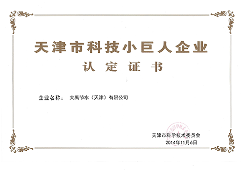 天津市科技小巨人企业 - 声誉资质 - 关于bevictor伟德官网 - 天津市,科技,巨人,企业